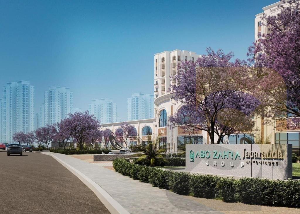 لاندسكيب ومساحات خضراء في كمبوند جاكراندا سموحة