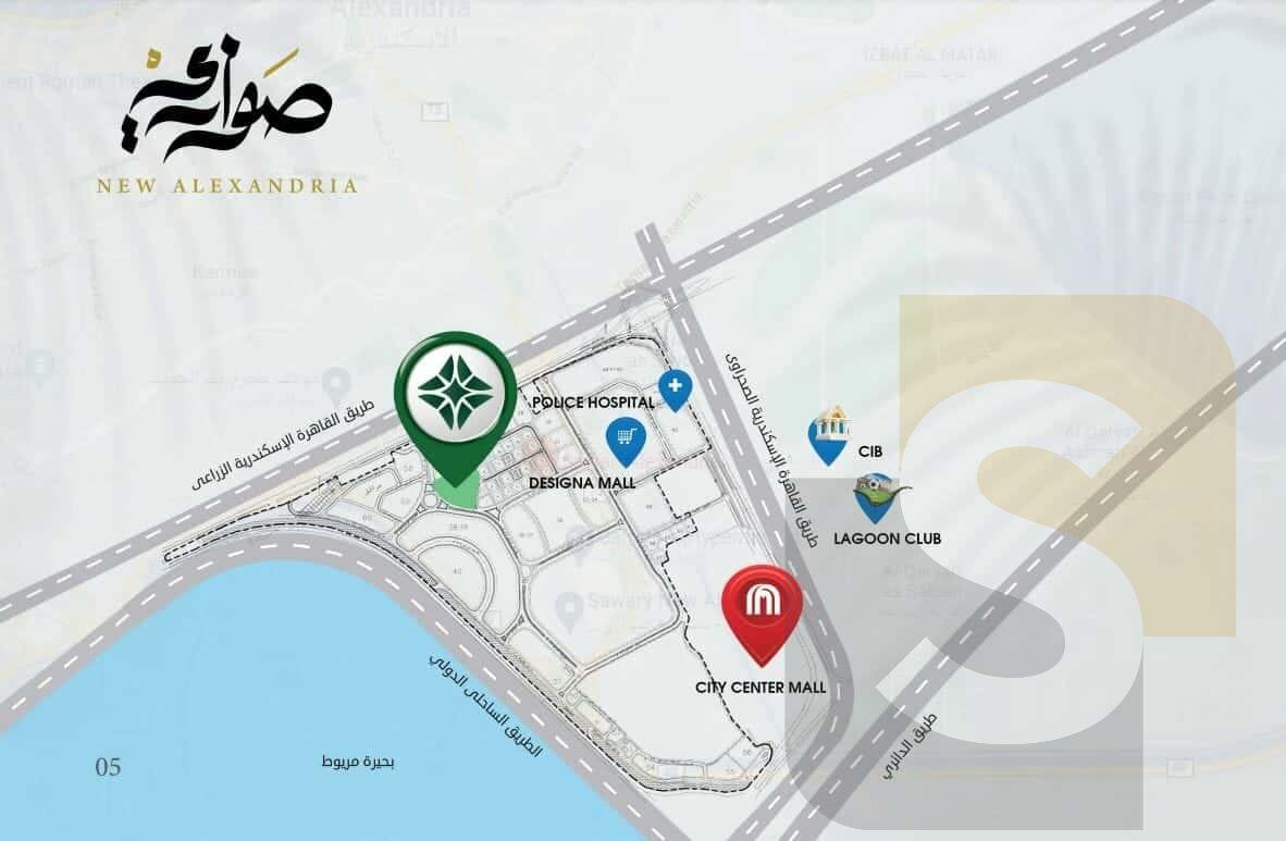 تفاصيل المداخل والطرقات في ديفا صواري