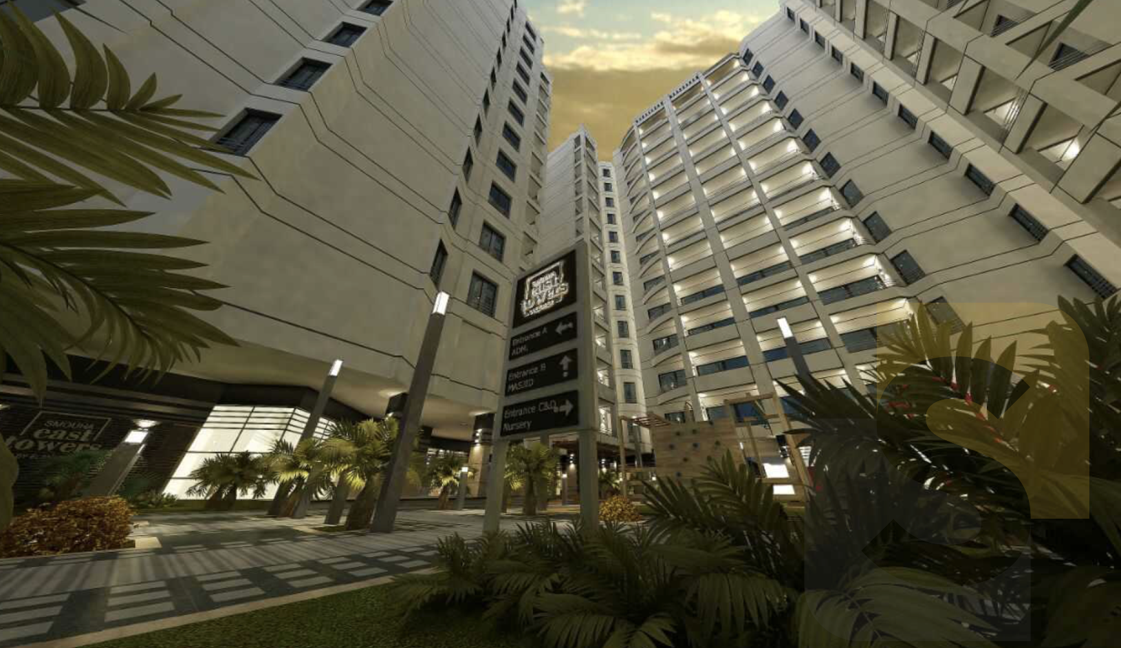 مدخل الكمبوند الفندقي