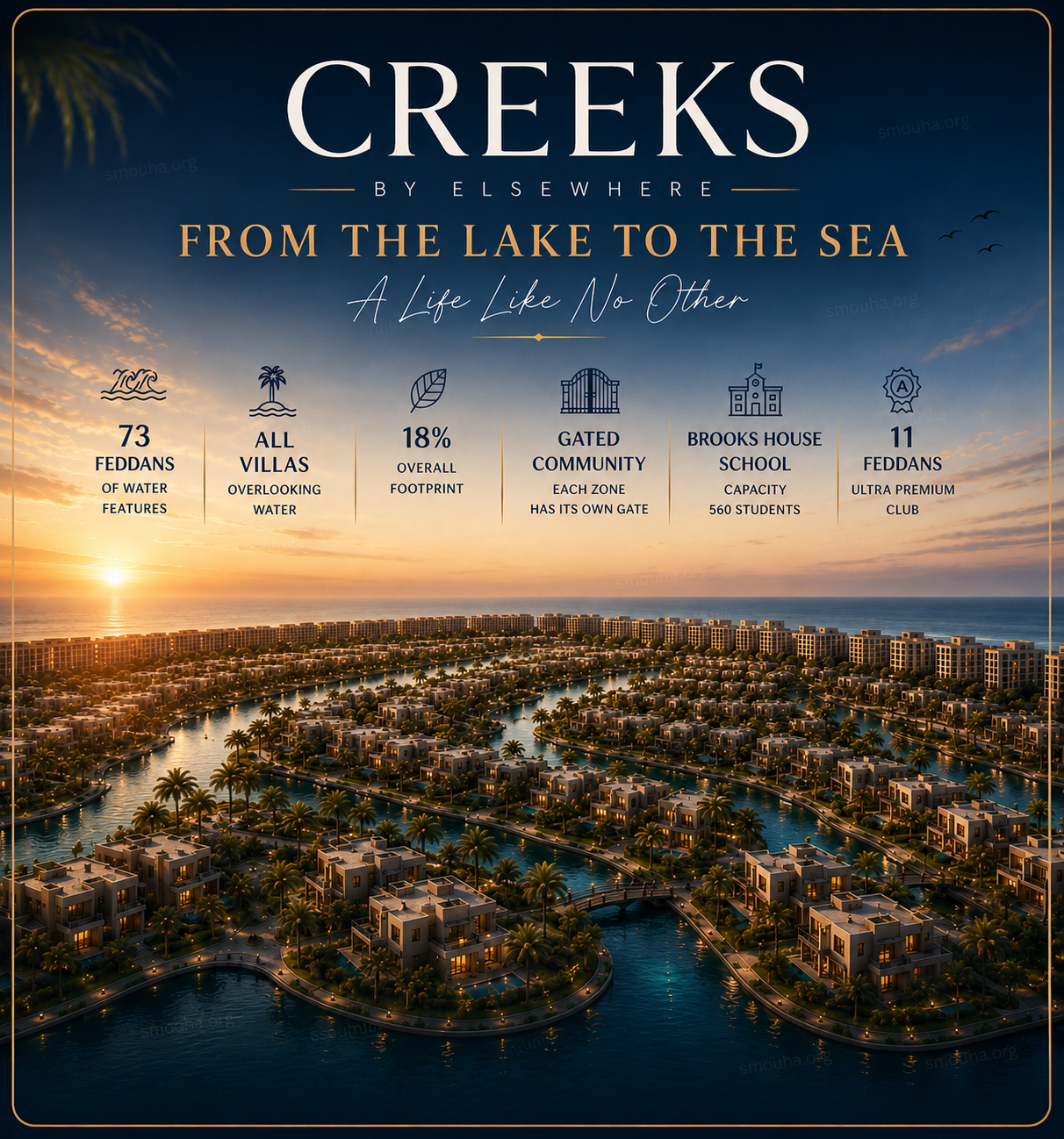 كمبوند كريكس الإسكندرية CREEKS by Elsewhere