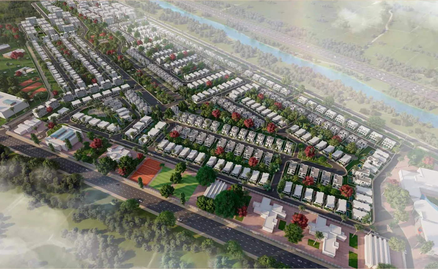 رسم تصوري لبالم هيلز الإسكندرية من بروشور المشروع